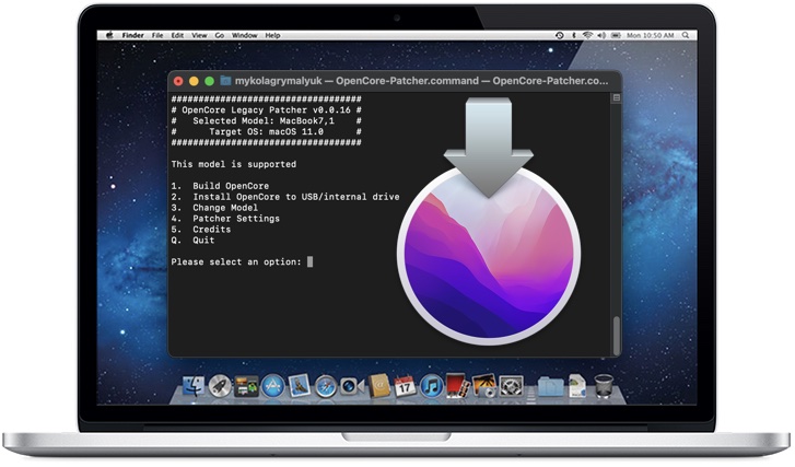 Установка MacOS Monterey на неподдерживаемые компьютеры Mac