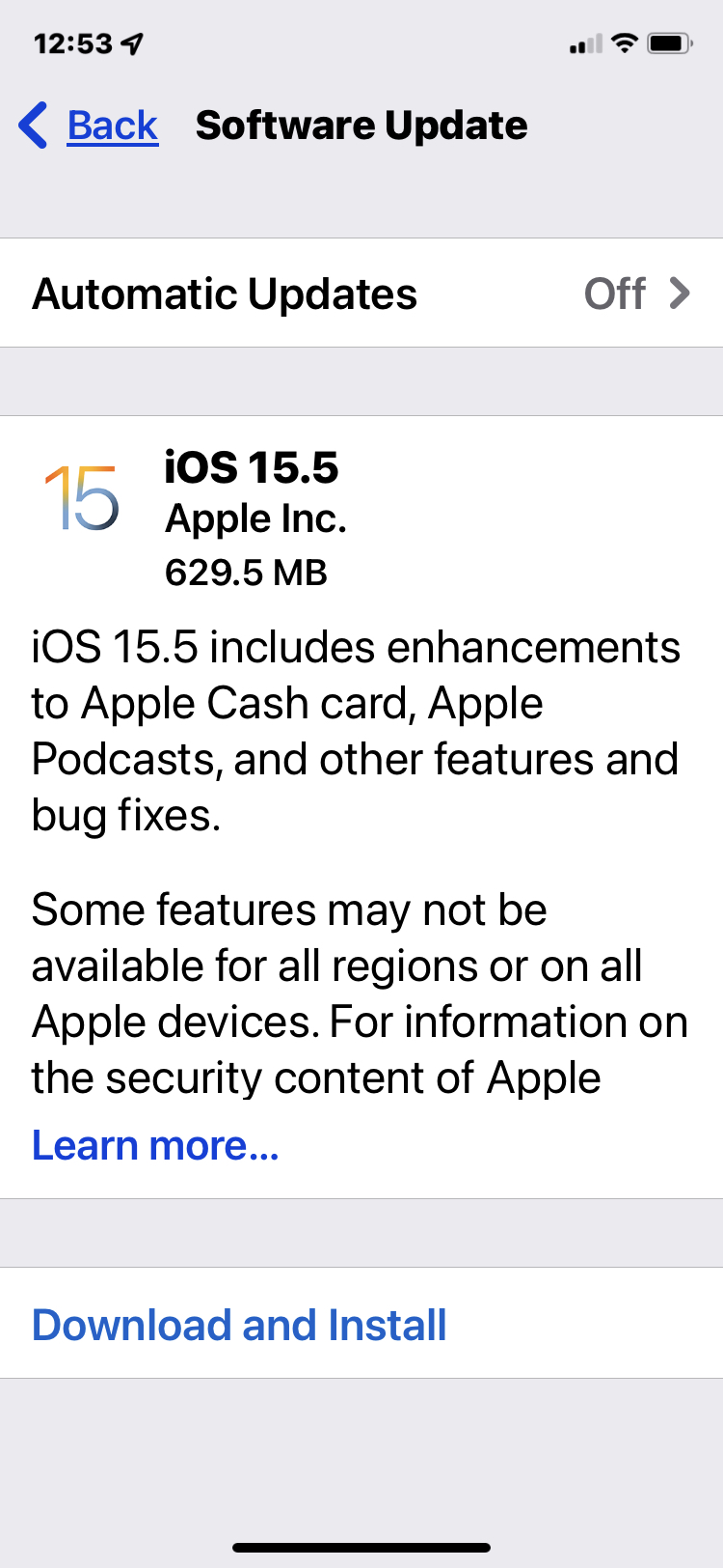 Обновления iOS 15.5 и iPadOS 15.5 доступны для загрузки