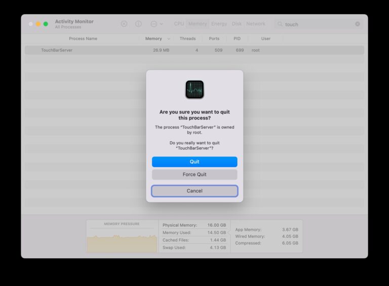 «Touch ID для входа» застрял на сенсорной панели Mac?  Вот исправление