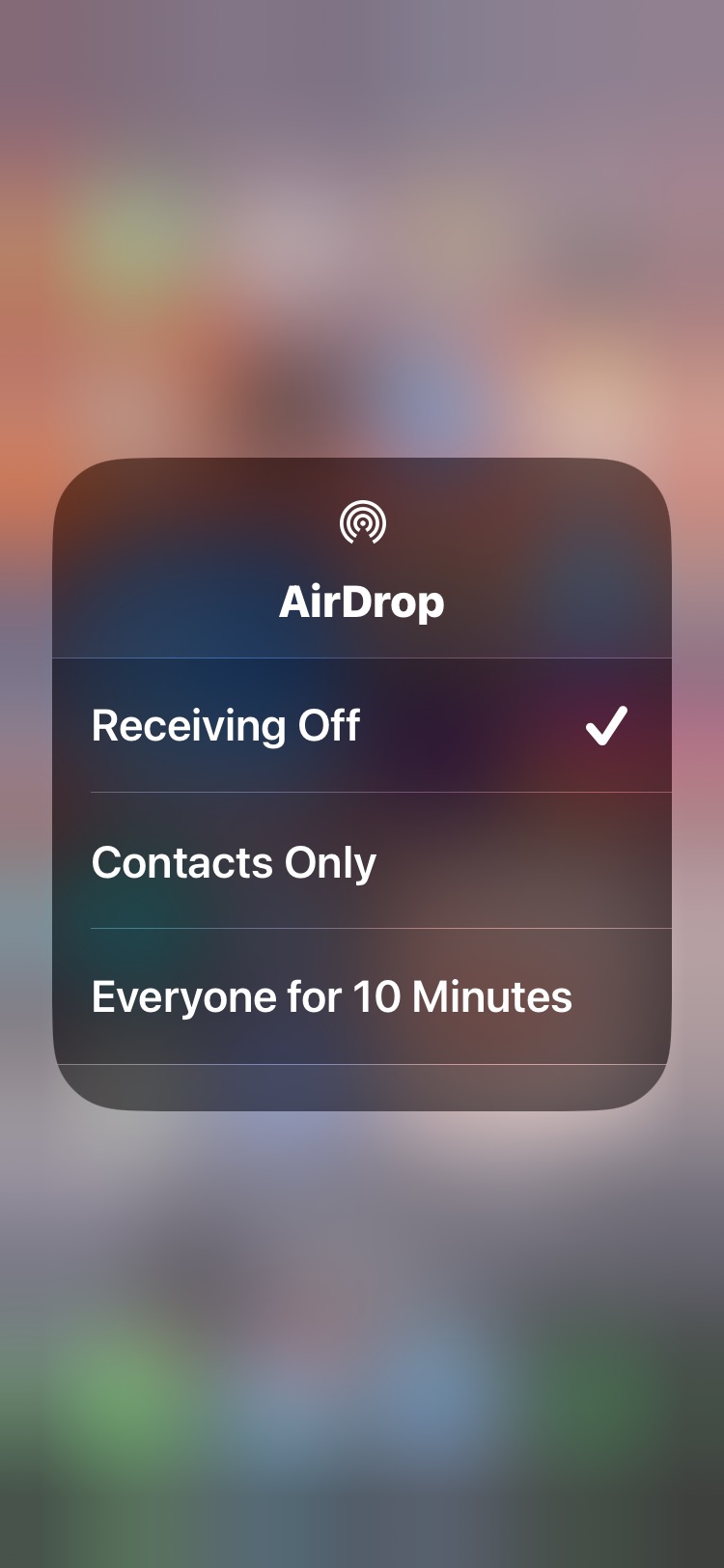 Как отключить AirDrop на iPhone и iPad