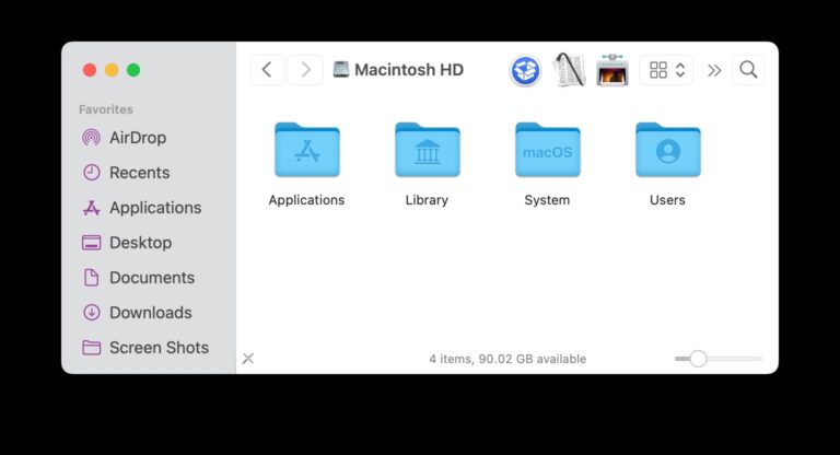 Как добавить приложения на панель инструментов MacOS Finder