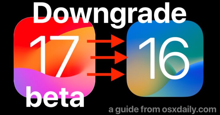 Как понизить бета-версию iOS 17 до iOS 16