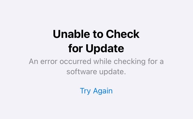Исправить ошибку iOS 17 «Невозможно проверить наличие обновлений» на iPhone и iPad