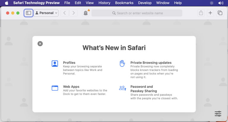 Как установить предварительную версию технологии Safari на Mac