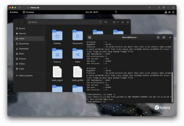 Экспериментируйте и исследуйте Fedora Linux на Mac с UTM