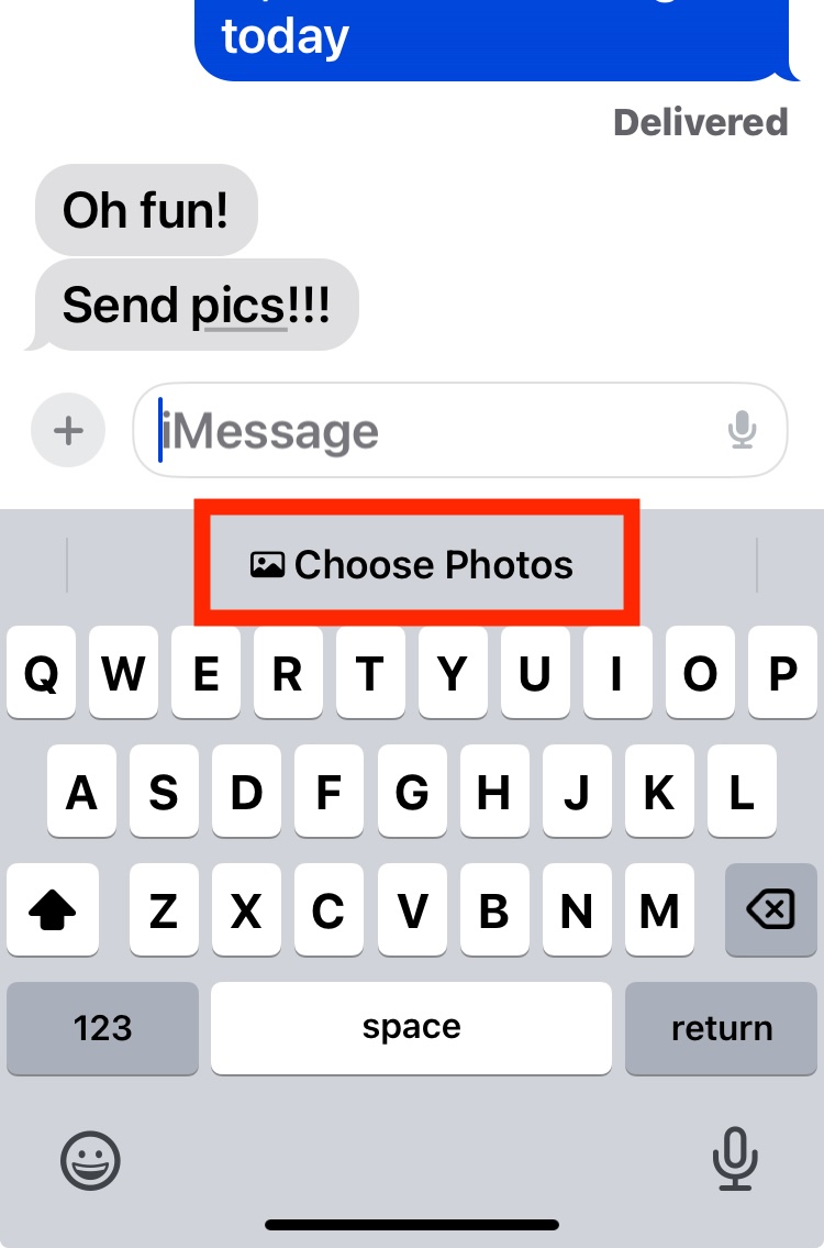 Сообщения на iPhone будут предлагать вам отправить фотографии, если кто-то их попросит