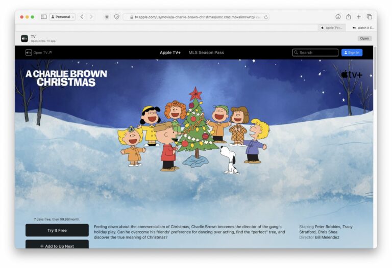 Как посмотреть «Рождество Чарли Брауна» бесплатно на Apple TV+