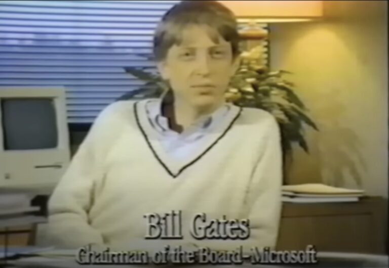 Посмотрите этот промо-ролик Macintosh 1984 года с участием Билла Гейтса!